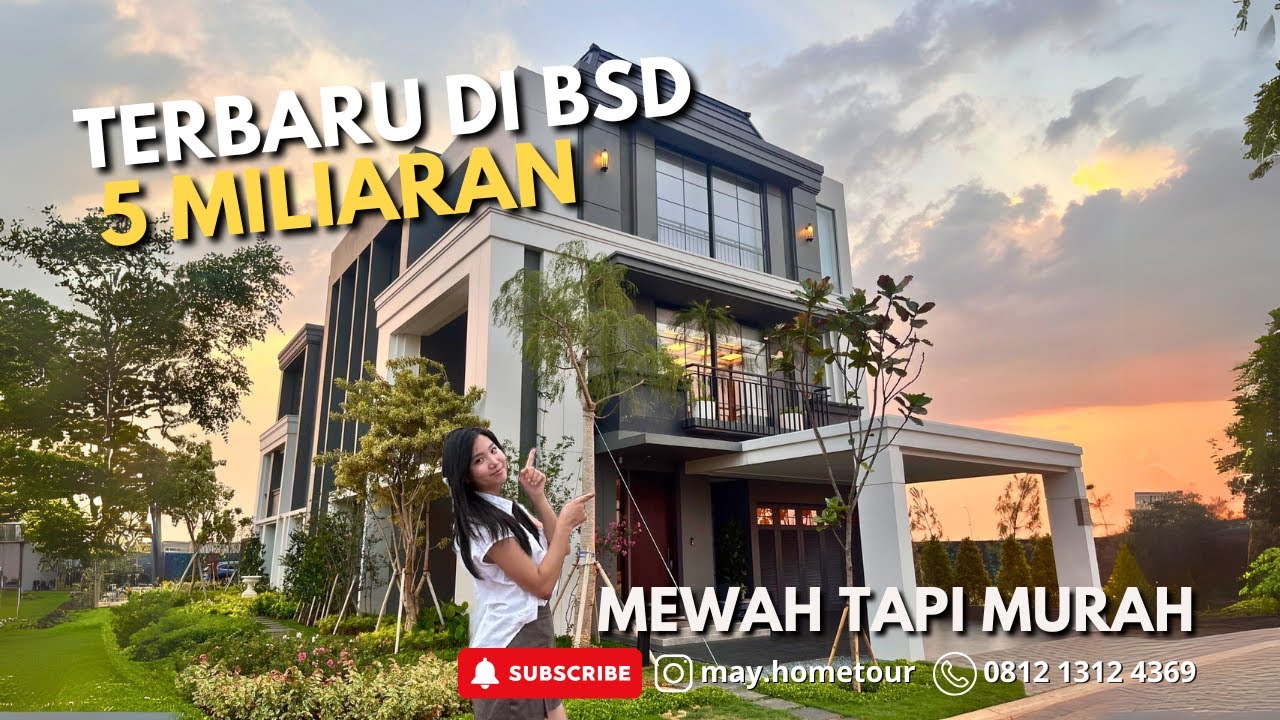 ARMONT Residence BSD city Tipe 8x15, Layoutnya bikin kaget. Segagah itu cuma Rp 5 M-an