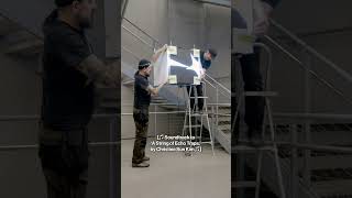 Behind the Scenes | Christine Sun Kim: All Day All Night | Installation of A String of Echo Traps