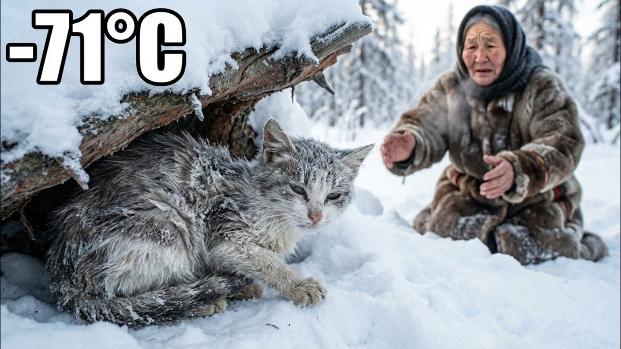 90-Year-Old Widow Saves Frozen Cat at -71°C