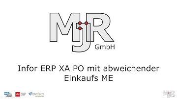 Infor ERP XA PO mit abweichender Einkaufs ME (de)