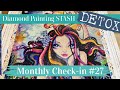 Monthly Check-in #27: Two Finishes, one WIP and I&#39;ll show my last Canvas for the Stash Detox Finale!