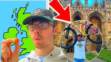 Throwing a Dart at a Map and Cycling to Wherever it Lands…