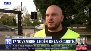 17 novembre: les gilets jaunes face au défi de la sécurité