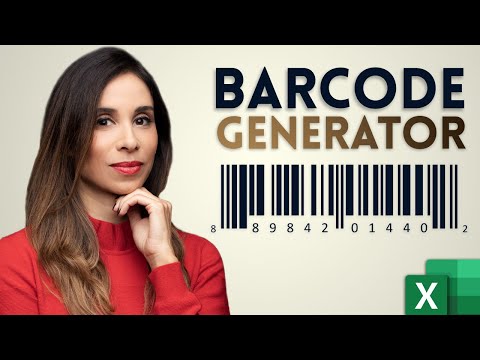 Video: How To Make A Barcode