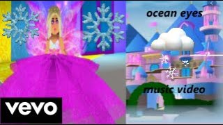 ocean eyes (official roblox music video) with lyrics\/Alishaplays