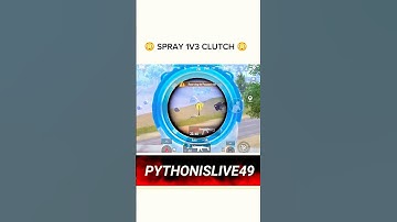 1v3 spray clutch #bgmi #pubgmobile #shortsfeed #shorts #foryou #youtubeshorts #ytshorts #pubg