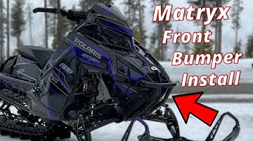 Polaris Matryx Front Bumper Install || BackwoodsBMP