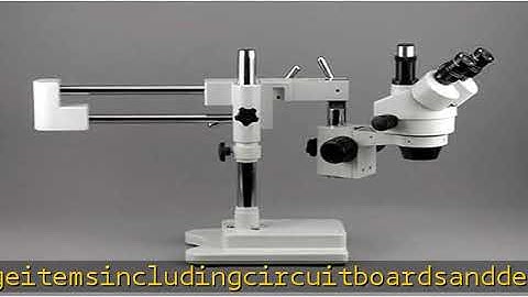 AmScope SM-4TPZ Professional Trinocular Stereo Zoom Microscope with Simultaneous Focus Control, WH1