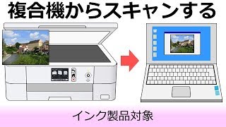 複合機からスキャンする方法