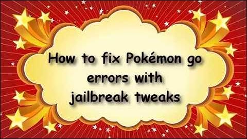 fix pokemon go crash with jailbreak tweaks from pangu8