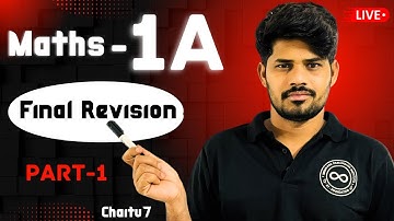 Maths 1A Important Questions 2025 | Final Revision | Part 1 | chaitu7