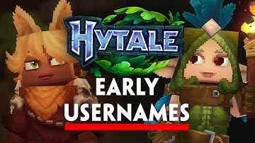 Hytale Usernames Are Being Taken...