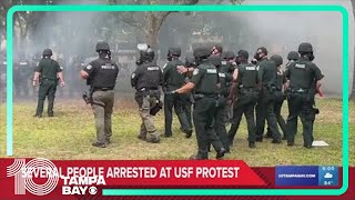 Several people arrested during proPalestine protest at USF