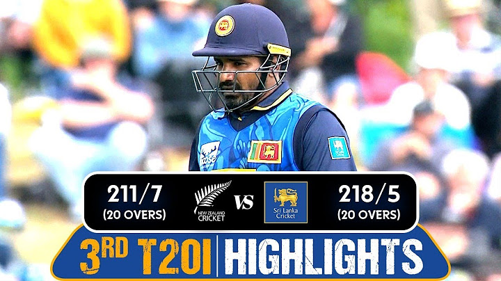 3rd T20I | Highlights | Sri Lanka Tour Of New Zealand | 2nd January 2025