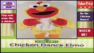 2001 Sesame Street Chicken Dancing Elmo Animatronic Plush Toy