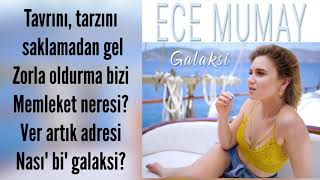 Ece Mumay - Galaksi ( şarkı sözleri - lyrics ) Resimi