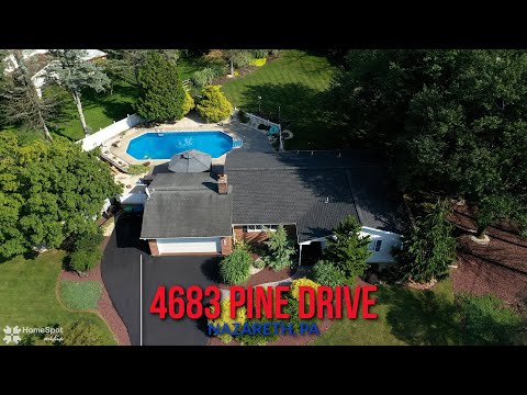 4683 Pine Dr, Nazareth, PA home video tour