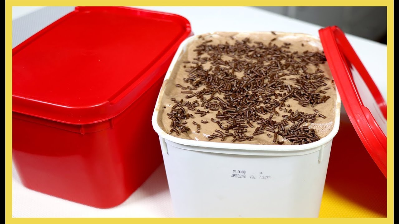 1 GELATINA E 4 LITROS DE SORVETES CHOCOLATE SERA ?