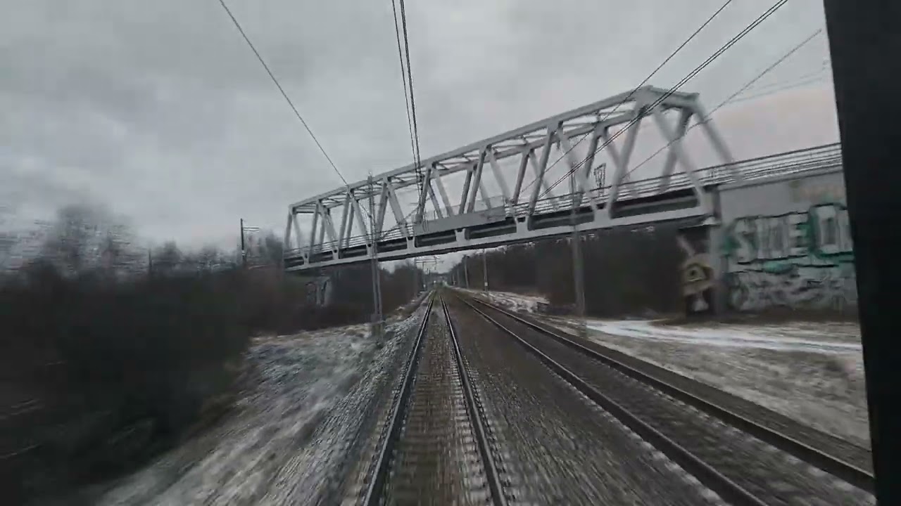 Dąbrowa Górnicza Ząbkowice z tyłu pociągu IC Lubomirski🚊 EP09-007 🚊 PKP Intercity