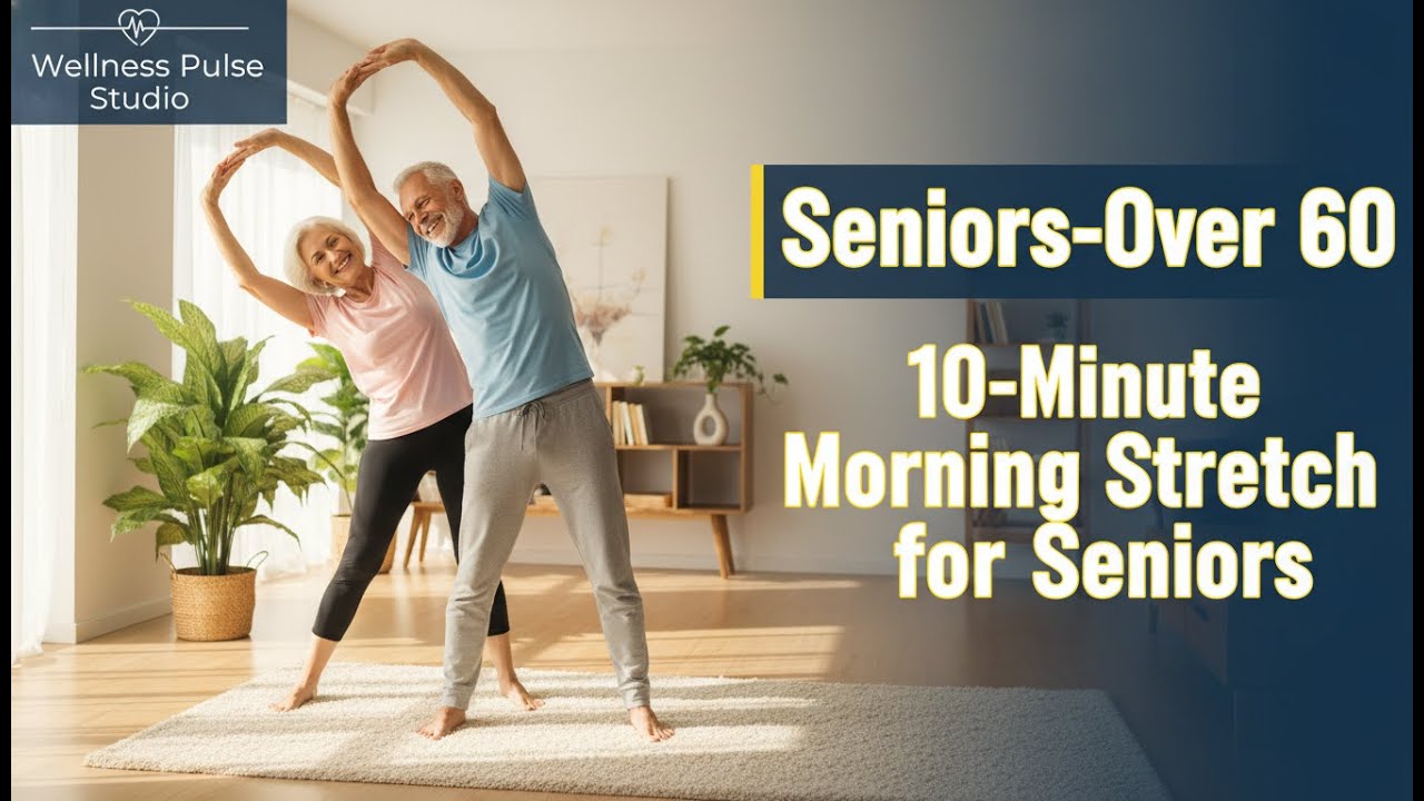 seniors over 60 easy 10 minute morning stretches by wellness pulse studio