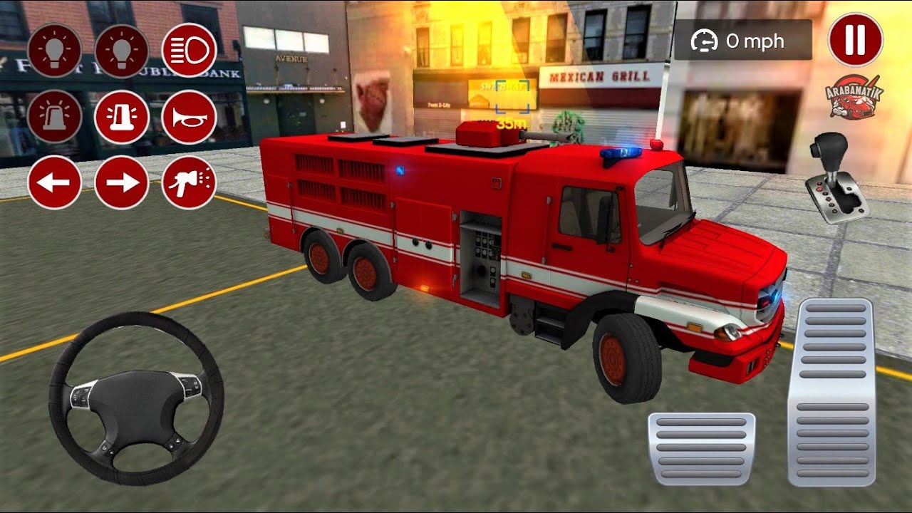 Download Gerçekçi İtfaiye Arabası Oyunu - Fire Truck Driving Simulator 2020 #2 - Best Android Gameplay