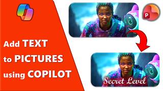 PowerPoint Copilot AI: мгновенное добавление текста на изображения! screenshot 3