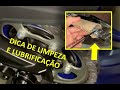 LIMPEZA E LUBRIFICAÇÃO DA CORRENTE DA MOTO