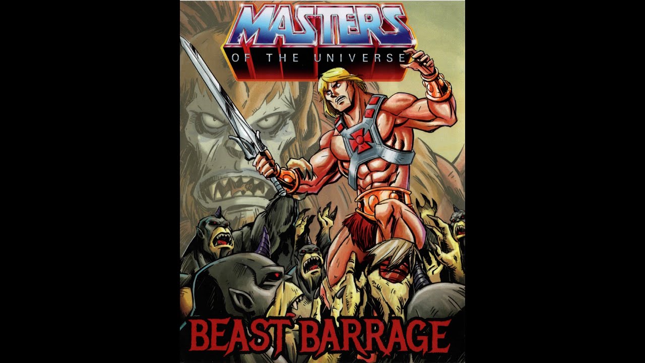 Masters of the Universe - Beast Barrage minicomic narrated w/80s cartoon music