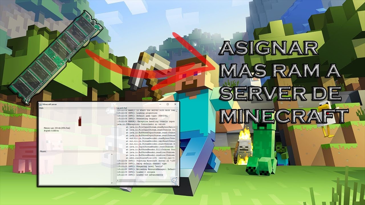 Como asignar o aumentar RAM a un SERVER de MINECRAFT YouTube Como asignar o aumentar RAM a un SERVER de MINECRAFT YouTube
