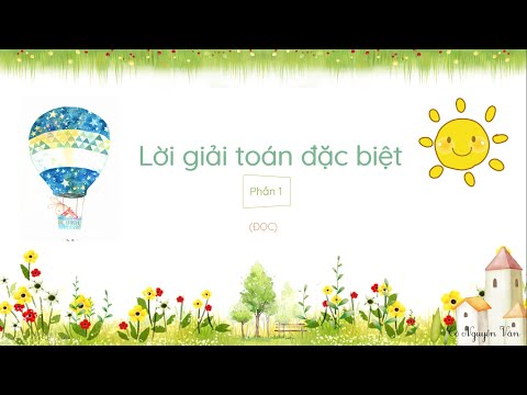 Video Bài 11: Lời giải toán đặc biệt - Phần 1 - Tiếng Việt 3... - youtube