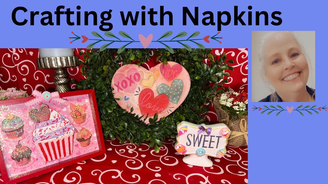 Napkin Exchange Challenge / 3 Sweet DIYs Blossom Your Creativity YouTube
