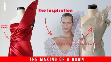 The Making of a Gown-Draping and exploring sculptural silhouettes