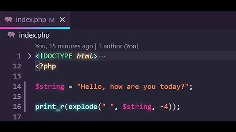 explode PHP
