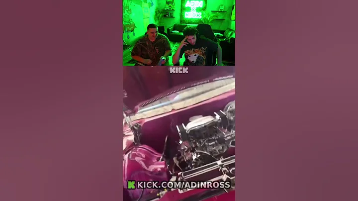 Adin Ross Couldn't Believe He Gifted A UFC LEGEND A Broken Car😂💀 #adin #funny #ishowspeed #clips