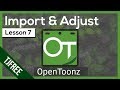 OpenToonz Lesson 7 - Import and Adjust Images (Animation Tool)