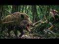 Hunting a Giant Wild Boar in the Deep Forest, Harvesting Bamboo Shoot, Farm Life | Survival Skills