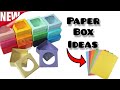 How to make a box with origami paper | How to make a box out of paper easy | Gift box making ideas |