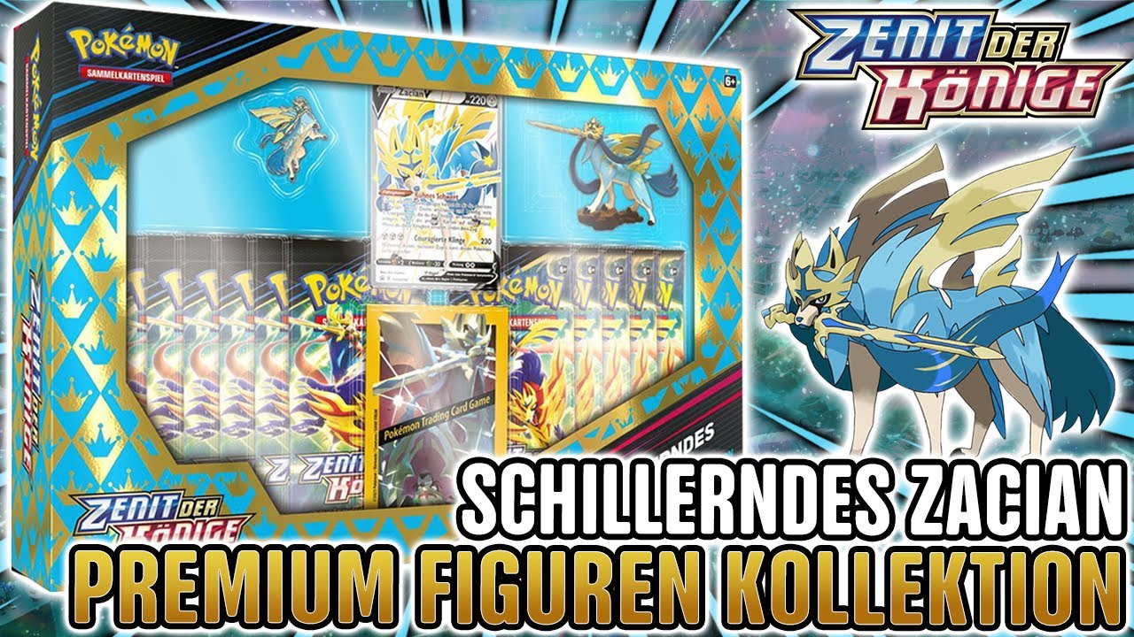 Schillerndes Zacian Premium Figuren Kollektion ✨| Pokemon Zenit der Könige Opening