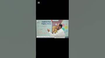 English Past Paper MCQS  | PPSC FPSC SPSC CSS NTS PMS KPPSC AJKPSC BPSC one paper MCQs