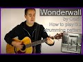 Wonderwall strumming pattern lesson part 1