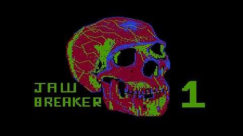 JAWBREAKER - TITLE VERSION =+ ATARI 800 XL += LONG PLAY - 80´S NOSTALGIA