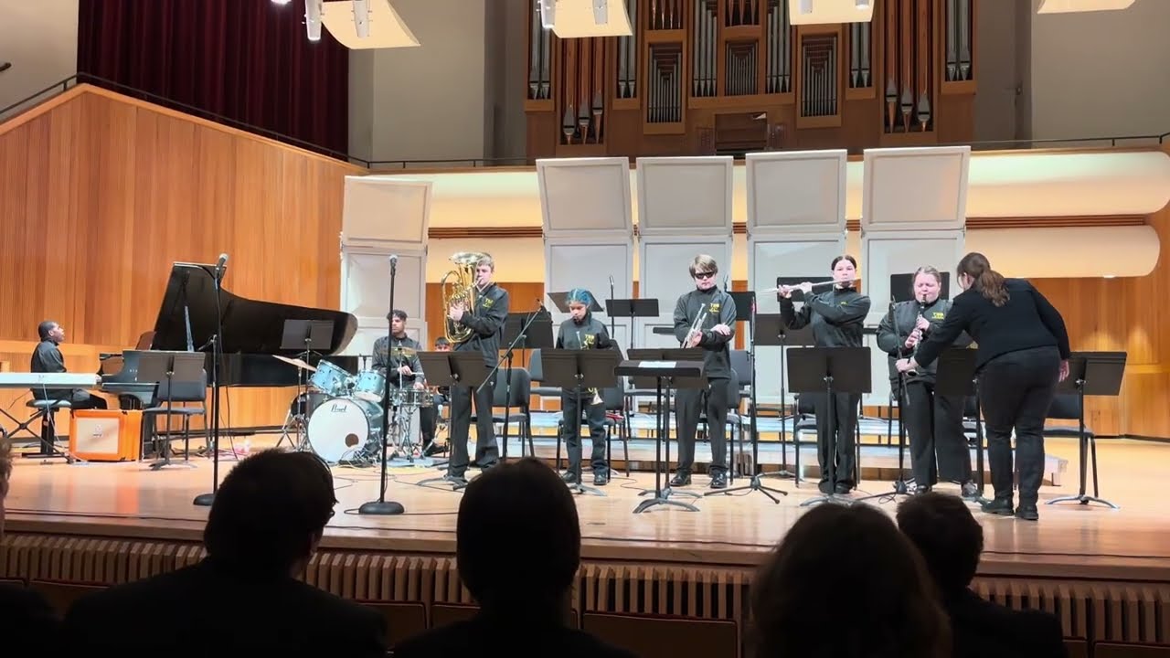 The TSB band performs jazz classic “Bags’ Groove” at the University of Louisville Jazz Festival.