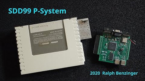 SDD 99 Prototype running the UCSD P-System