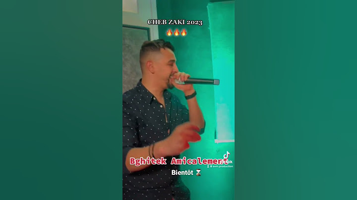 Teaser Cheb Zaki Bghitek amicalement ….. Bientôt ⌛️