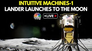 LIVE: Intuitive Machines Moon Lander Launch | SpaceX Falcon 9 Rocket | Odysseus | NASA Live | IN18L