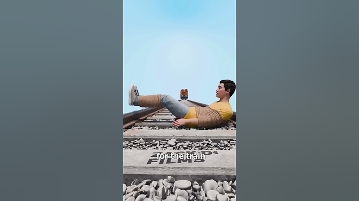 How to survive tied to train Tracks #life #motivation #facts #shorts