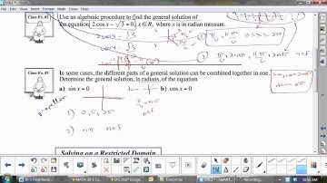U9L1 Solving First Degree Trigonometric Equations