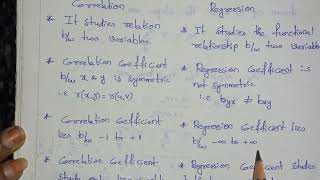 #semester3 /difference between #correlation and #regression// B.sc //B. B.A// #degree