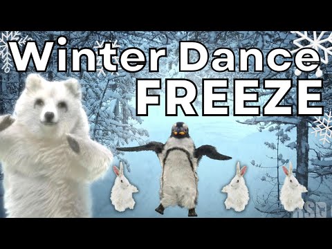 Winter Dance Freeze - Brain Break Movement Workout Game