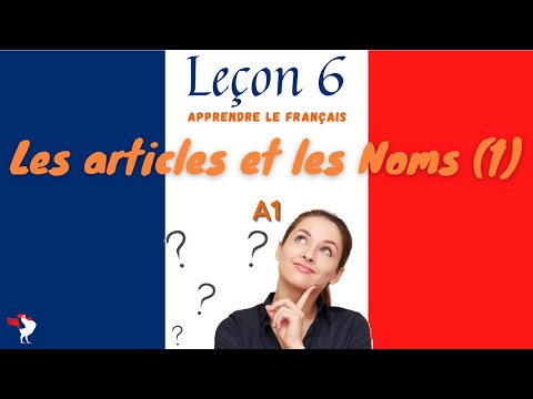 French Indefinite Article Lesson 6 - How to Learn French, Study French Alone